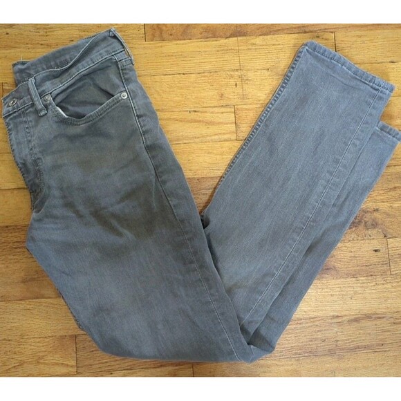 Levi's Jeans Men's 31 x 32  Gray 511 Slim Fit Stretch Denim Casual Pants EUC - Picture 2 of 9